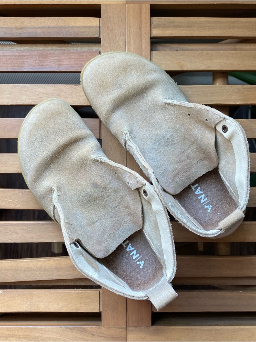 Vivobarefoot Gobi III soft honey beige suede leather barefoot desert shoe boot - Picture 8 of 9
